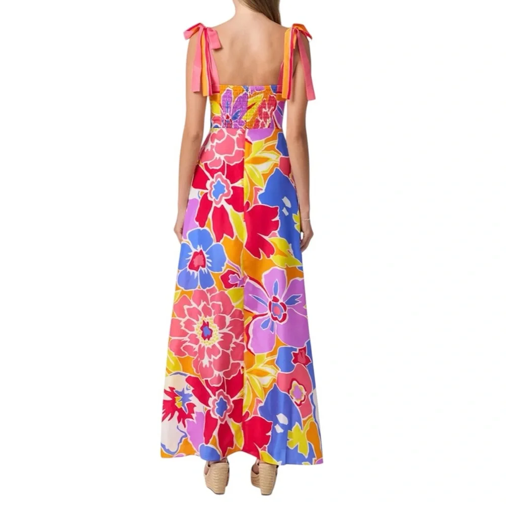 Trina Turk Cami Sleeveless Maxi Dress Sz 6 - Picture 2 of 16